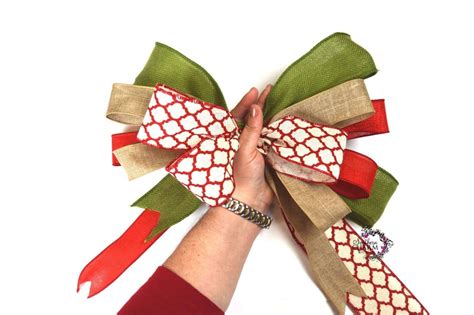 tie multiple ribbon bow part  southern charm wreaths