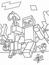 Minecraft Pages Coloring Skeleton Getcolorings sketch template