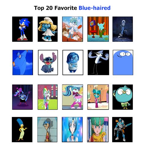 top  blue characters  prentis   deviantart