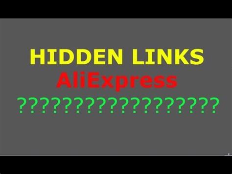 aliexpress hidden link   find brands  aliexpress aliexpress lien cachee youtube