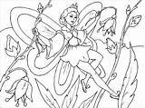 Fiori Blumenfee Hada Fata Malvorlage Fadas Fadinhas Kleurplaten Fairies Ausmalbild Pintar sketch template