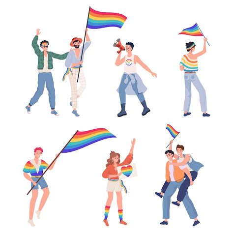 premium vector lgbtq pride vector flat illustration lesbian gay