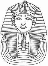 Egyptian Print Ancient Mummy sketch template