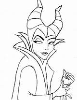 Maleficent Coloring Pages Drawing Scheming Setting Getcolorings Print sketch template