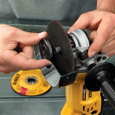 dewalt    volt max cordless angle grinder   angle grinders department  lowescom