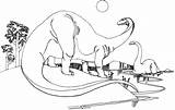 Diplodocus Netart Lakes sketch template