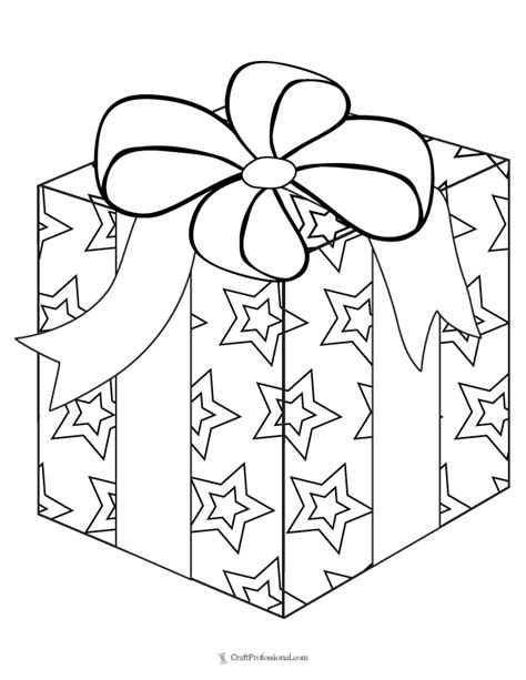 christmas present coloring pages  kids