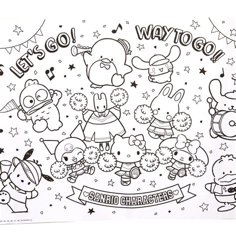 find  latest  kitty friends coloring pages roll sanrio
