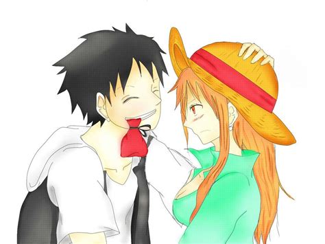 Luffy Vs Nami One Piece Pinterest Anime Couples