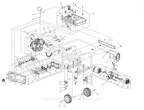 patio lawn garden generator replacement parts uq manual choke carburetor carb  generac