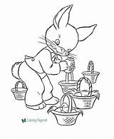 Easter Bunny Coloring Pages sketch template