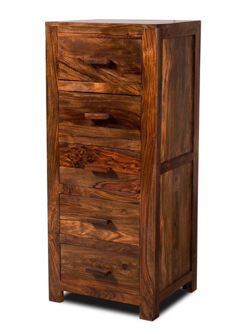 chest  drawers tall casa bella handcrafted sheesham