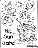 Coloring Pages Colouring Sunscreen Sun Sunsmart Safety Activities Colour Printable Activity Worksheets Summer Sheets Health Preschoolers Print Preschool Color Kindergarten sketch template