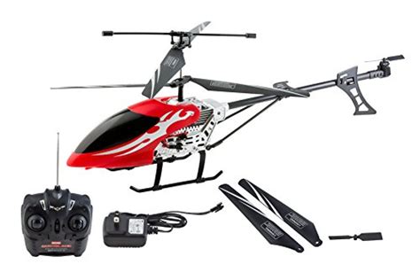aeroblade   channel infrared rc mega helicopter red rjh  toys games toys remote