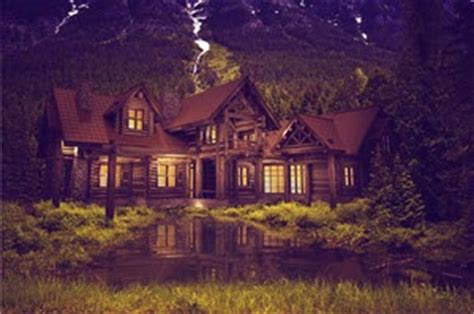 amazing log cabin dream homes monster house plans blog