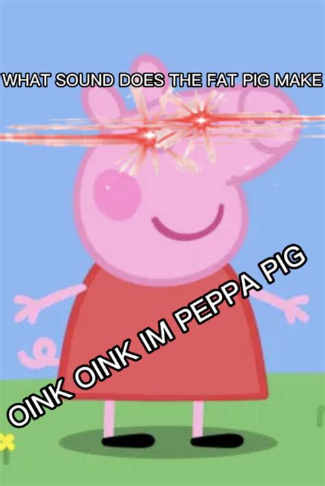 peppa pig  triggered   meme