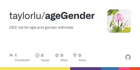 github taylorluagegender dex net  age  gender estimate