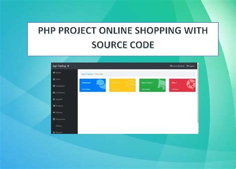 php project  shopping  source code