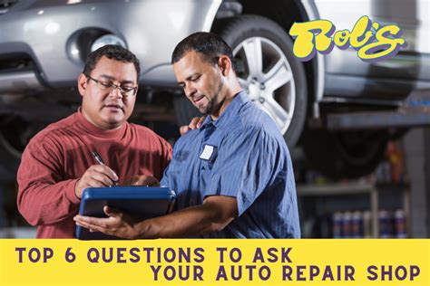 top  questions    auto repair shop robs auto