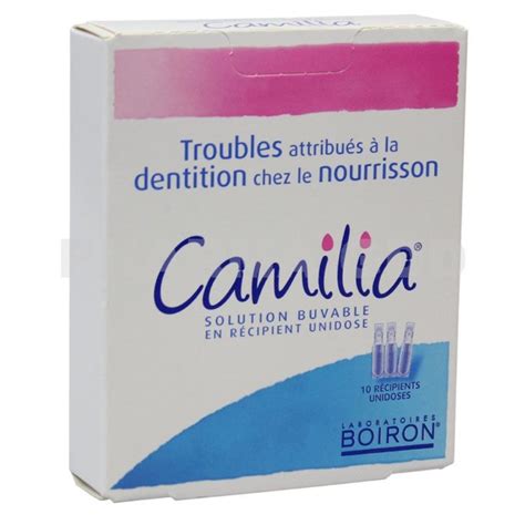 camilia boiron unidose   solution buvable prix