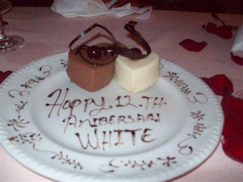Anniverary Dessert At Toscana Picture Of Excellence Playa Mujeres