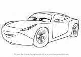 Cruz Ramirez Cars Drawing Draw Step Disney Characters Cartoon Coloring Pages Pixar Lessons Tutorials Template Tutorial sketch template