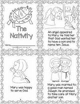 Mini Printable Book Coloring Books Miniature Nativity Kids Justmommies Mommy Blogs sketch template