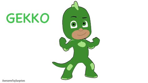 gecko coloring page pj mask fogueira molhada