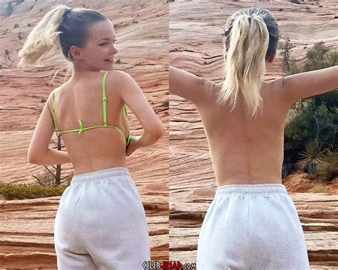 Dove Cameron Takes Her Tits And Ass Cheeks Out In The Wild