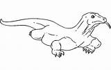 Komodo Drawing Dragon Paintingvalley Drawings sketch template