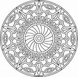 Coloring Mandala Pages Printable Spiritual Amazing sketch template