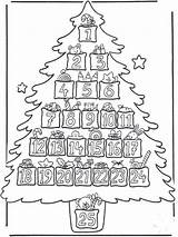 Advent Calendar sketch template