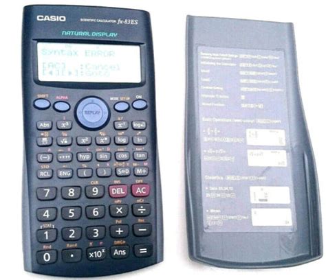 casio scientific calculator fx es lcd display calculator school work tested ebay