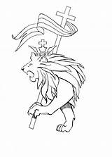 Lion Judah Drawing Getdrawings sketch template
