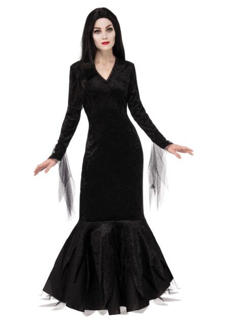 Morticia Addams Costume Adult Plus Size Vampire Halloween