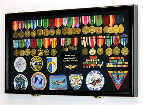 shadow boxes  military medals military medal shadow box cherry
