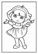 Dora Colorir Aventureira Imprimir Coloriage Exploradora Brinquedos sketch template