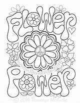 Coloring Peace Pages Flower Thaneeya Color Book Mcardle Printable Power Hippie Flowers Sheets Adult Books 60s Getcolorings Print Visit Choose sketch template