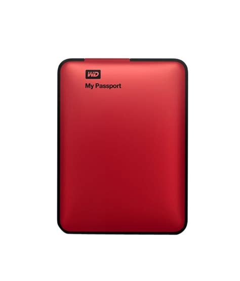 Wd My Passport 500 Gb Hard Disk Red Buy Rs Online