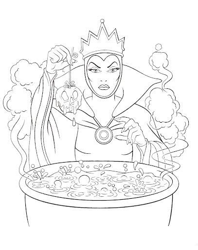 disney villains colouring pages page