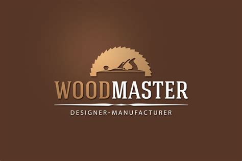 wood master logo  behance