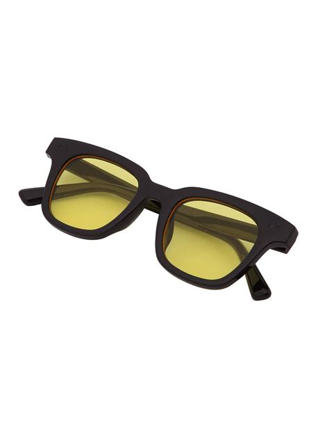 Yellow Lenses Square Fashion Sunglasses Shein Sheinside
