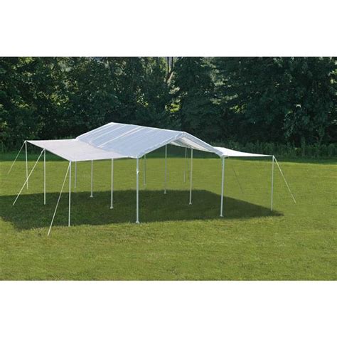 shelterlogic canopy extension kit  ft   ft white  rona