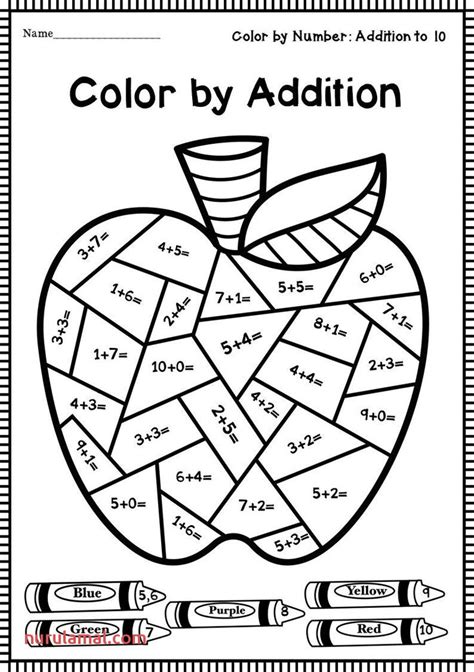 math coloring worksheets