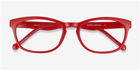 drums red women plastic eyeglasses eyebuydirect