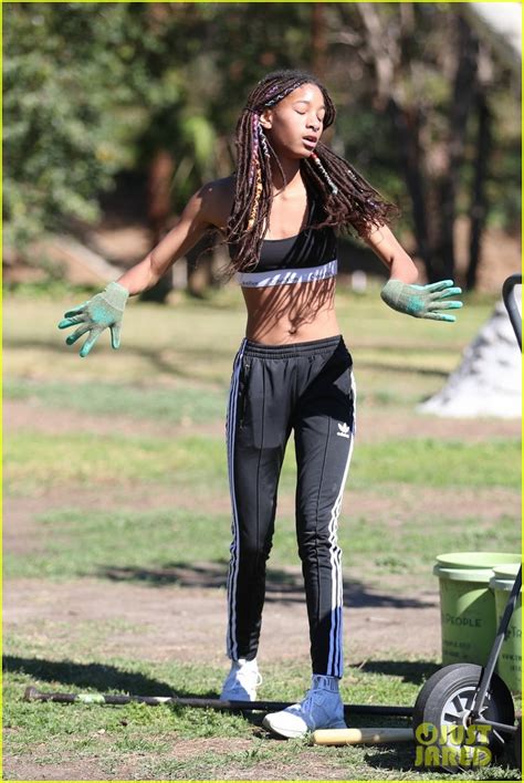 Photo Shirtless Jaden Smith Shows Off His Abs While Planting Trees