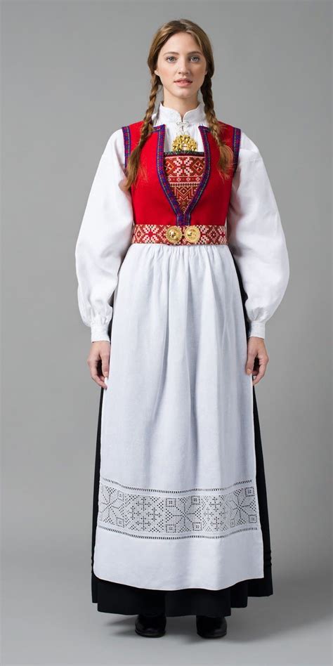 Folk Fashion Ethnic Fashion Norwegian Clothing Hordaland Costumes