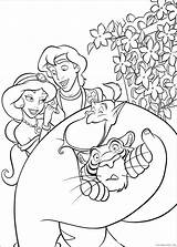 Aladdin Coloring4free Coloring Pages Cartoons Printable Related Posts sketch template