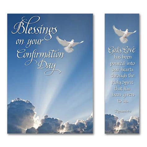 blessings   confirmation day confirmation card