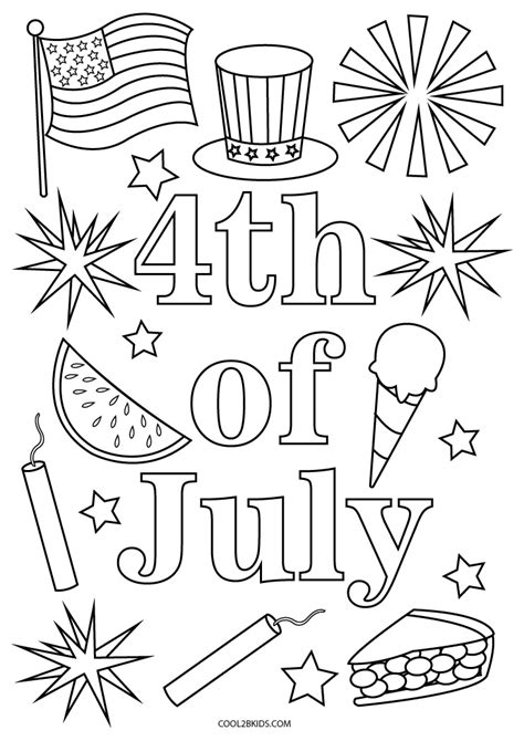 july coloring pages  print